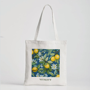 Type de fermeture en toile personnalisée fourre-tout à bandoulière décontracté personnalisé sac cadeau de porte de créateur pour publicité Promotion - Product Image 4