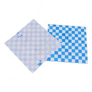Papier ciré anti-graisse bleu écologique de qualité alimentaire pour emballage et cuisson, papier jetable anti-graisse - Product Image 3