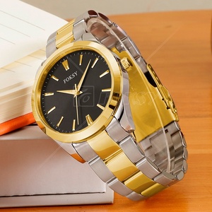 Venta al por mayor Baratos relojes de pulsera de lujo de cuarzo para los hombres y las mujeres a prueba de agua precios bajos personalizados de alta calidad reloj de acero inoxidable - Product Image 2