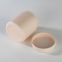 Pot vide en HDPE de 400 cc sans BPA, qualité alimentaire, pour bonbons, pilules, médicaments, capsules, poudre, lait – Personnalisable