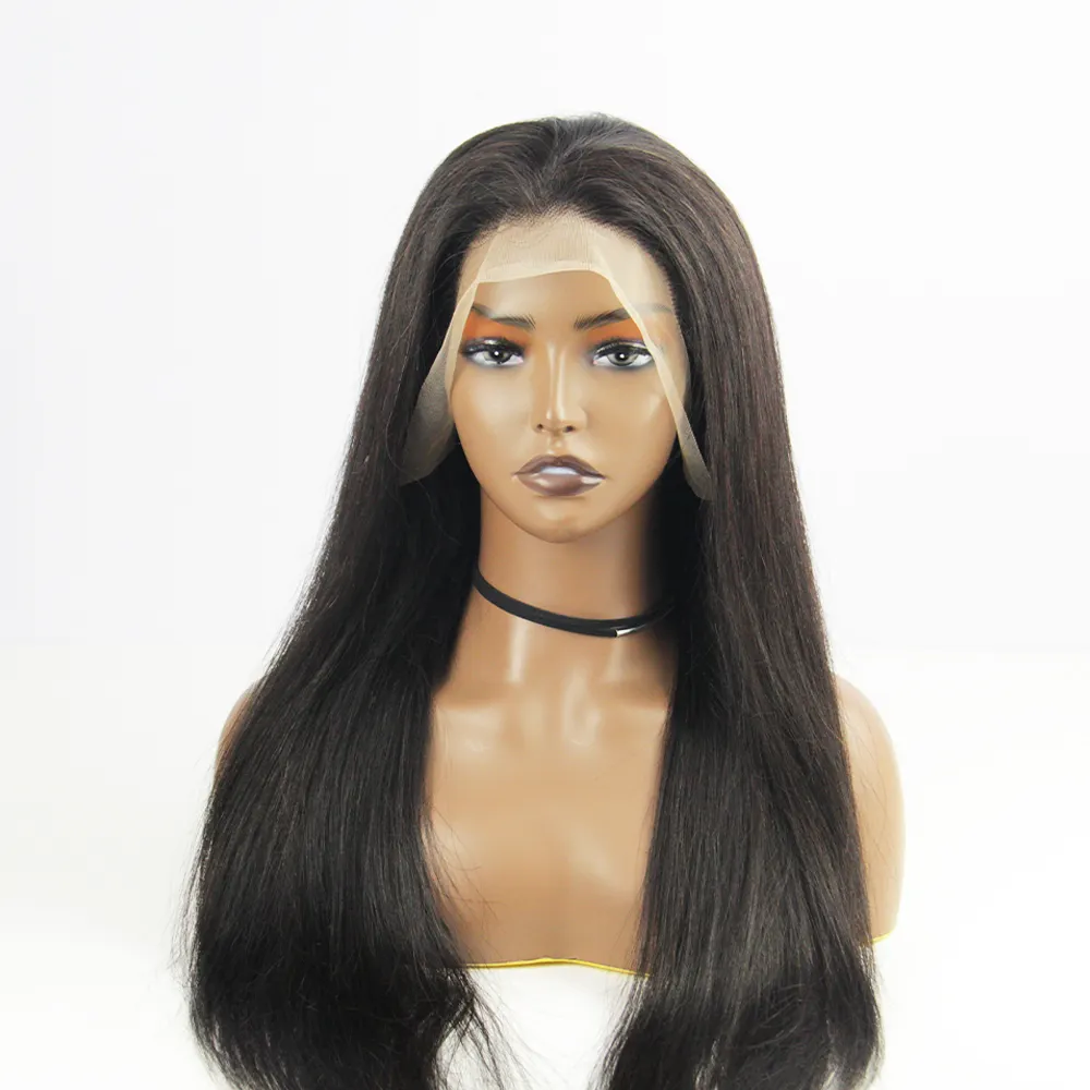 100% REAL HUMAN HAIR Bone Straight Lace Wig Body Wave 13*4 4*4 Transparent Lace Wig Cheap Closure Hd Lace Frontal Wigs
