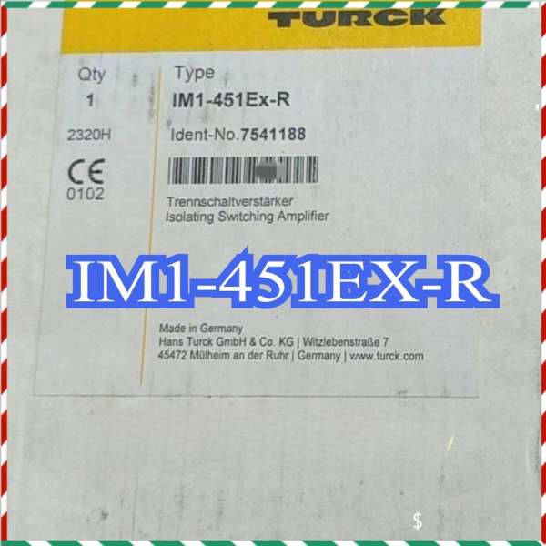 Plc 1pc Im1-451ex-r Brand New Safety Barrier Isolator Fast Shipping Via for Warranty Product