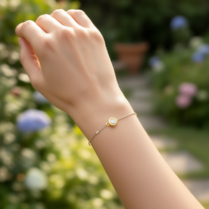 Chiusura magnetica Ilan da 7 mm in oro per bracciali e collane - Product Image 3