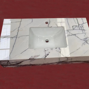 Goldtop Natural Stone Milas Lilac Marble Polished Big Slabs Tiles Modern for Hotel Lobby Villa Countertop Floor Vanity Top - Product Image 3