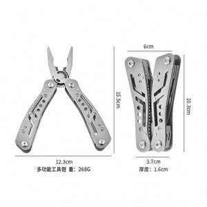 Alicates Plegables Multifunción de Acero Inoxidable, Resistentes al Agua IP67, Herramienta Multiusos Portátil para Camping y Actividades al Aire Libre - Product Image 3