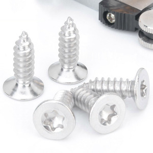 Tornillo Autorroscante de Cabeza Estrella (Plum Blossom) de Acero Inoxidable 304, Grado 4.8, Métrico, M2-M12 - Product Image 3
