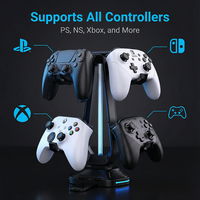 Manette de jeu mobile multifonctionnelle YJT-5OT2078 avec volant de direction, support au sol et accessoires de support d'affichage