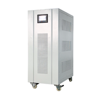 Régulateur de tension automatique statique (AVR) en cuivre 30kVA 50kVA AC SVC, stabilisateur sans contact avec écran LCD et protection contre les surtensions élevée