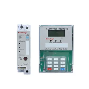 New Style STS Split Din Rail Type Single Phase Smart Prepaid PLC energy Meter With Keypad
