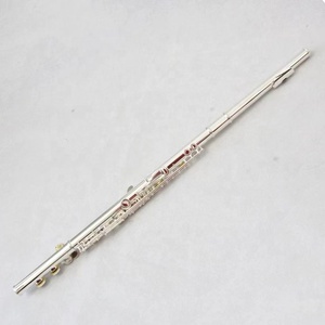 <span class=keywords><strong>Flauta</strong></span> OEM Plateada de 16 Orificios en Clave de Do, Instrumento de Viento de Madera, <span class=keywords><strong>Flauta</strong></span> <span class=keywords><strong>Transversal</strong></span> de Orificios Cerrados - Product Image 2