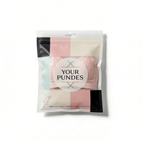 Sac en Mylar refermable avec logo imprimé personnalisé 15x25cm, emballage réutilisable pour vêtements, sac en plastique imperméable de haute qualité pour sous-vêtements