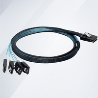 Sas Sata kablosu Mini sas Sff-8087 4 Sata kablosu Mini Sas 4i Sff8087 36p 4 Sata 7p kablo sabit Disk veri kablosu hattı