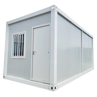Portable 20 pieds extensible en acier conteneur maison préfabriquée minuscule Villa bureau conception espace de travail mobile pour l'hôtel ou l'appartement