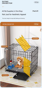 Cage pour chien, cage pour chat, ne prend pas de place, maison pour chat d'intérieur, chaterie, petit appartement, espace libre, style pliable, portable - Product Image 3