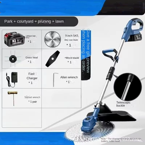 Công suất cao không chổi than hai pin lithium 10 phần 1 sạc Máy cắt cỏ nhỏ đa chức năng nông nghiệp có thể sạc lại - Product Image 5