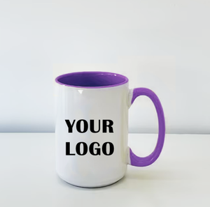 Taza de sublimación con logotipo personalizado de 11oz y 15oz, tazas de <span class=keywords><strong>café</strong></span> de cerámica lisas en blanco con asa - Product Image 6