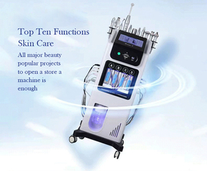 เครื่องดูแลผิวหลายหัวจับที่ได้รับการรับรองมาตรฐาน CE หน้าจอสัมผัสขนาด 10.1 นิ้ว สำหรับการรักษาผิวหน้าอย่างล้ำลึก คลินิกเสริมความงาม รองรับ OEM - Product Image 6