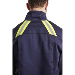 BLAKLADER - 480115018933XL Chaqueta de soldadura Azul marino/Amarillo-EAN 7330509569337 ROPA DE TRABAJO RESISTENTE A LLAMAS - Product Image 4