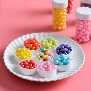 10 Millimetri Multicolore Arcobaleno Perline di Zucchero Eatible Pearlized per La Decorazione Della Torta da Forno Ingredienti Grossisti Spruzza Produttore - Product Image 2