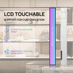 <span class=keywords><strong>OMD</strong></span> OEM 23.1 pouces écran aéroport signalisation numérique bord d'étagère numérique Ultra mince publicité LCD barre d'extension affichage - Product Image 3