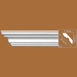 고밀도 폴리우레탄 내부 벽 패널 장식 플레인 코니스 스커팅 보드 몰딩 방수 난연제 - Product Image 6