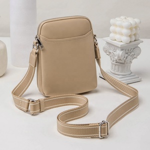 Wholesale Vegan Leather Wallet Phone Case Cover Wide Strap Crossbody Bag for iPhone 15/14/13 - Product Image 5