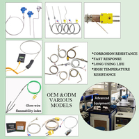 Inconel 600 1/8" NPT EGT Probe Exhaust Gas Temperature Sensor K Type Thermocouple Egt Sensor for Stroke Engines