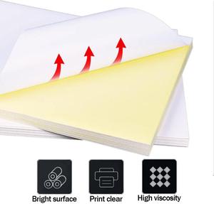 Giấy Bóng Chất Lượng Giấy A4 Kích Thước Giấy Dính Nhãn Đầy Đủ Nhãn Tương Thích Cho Máy In Phun - Product Image 3