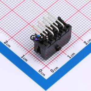 XDWF-C3030WR-2*4P Wire-to-Board Pin Header Bent Lead Through Hole,P=3mm Connector 2x4P 3mm Right Angle Insert 8P - Product Image 2