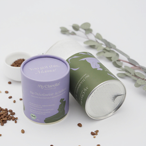 Contenitore Ecologico Biodegradabile in <span class=keywords><strong>Cartone</strong></span> Rotondo per Tè, Caffè e Gelato, Stampa Personalizzabile, Dimensioni Personalizzabili - Product Image 5