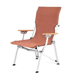 Chaise d'extérieur inclinable réglable en aluminium, légère et portable, idéale pour la <span class=keywords><strong>pêche</strong></span>, le camping, la plage et la détente - Product Image 3