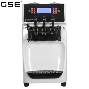 26-32L/H macchina per il gelato per la casa morbida 304 in acciaio inox per uso negozio di caffè accetta Yogurt latte acqua gelato in polvere - Product Image 1