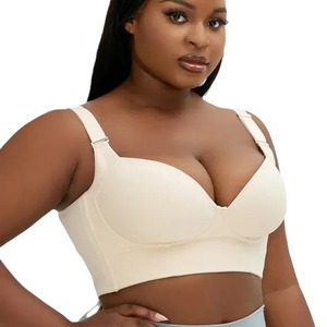 Soutien-gorge grande taille pour femmes, vente en gros, bonnets A-H, soutien latéral, couverture complète, push-up, soutien-gorge à armatures, ajustement aux <span class=keywords><strong>seins</strong></span> auxiliaires - Product Image 3