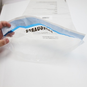 Sobre de seguridad de plástico transparente a prueba de agua con sello adhesivo fuerte - Product Image 4