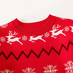 Suéter Navideño Divertido para Niños, con Diseño de Árbol de Navidad, de Hilo de Algodón Nórdico, con Dinosaurios, para Fiestas Navideñas - Product Image 4