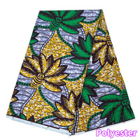 Kain Brokat Batik Bermotif Dua Sisi Gaya Afrika Bahan 100% Poliester Disikat untuk Gaun Wanita DIY