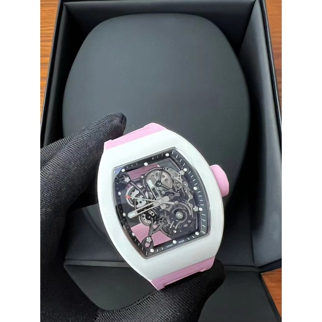 Luxury Unisex Diver Wristwatch Automatic Mechanical Movement Sapphire Crystal White Ceramic Case Rubber Strap 22mm Chronograph