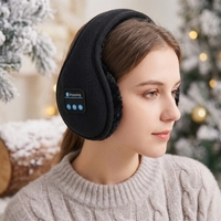 Cadeaux de Noël : Casque sans fil pliable avec haut-parleurs HD intégrés, microphone, chauffe-oreilles Bluetooth, écouteurs, protège-oreilles