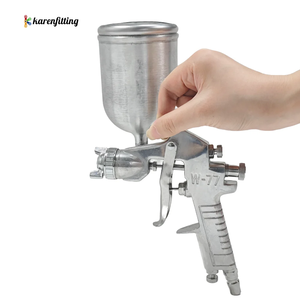 Pistolet de pulvérisation pneumatique haute performance W-77 à alimentation par gravité pour peinture, outil aérographe haute pression de qualité supérieure - Product Image 2