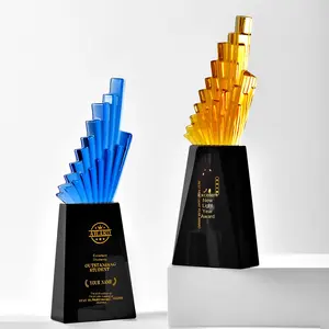 2025年カスタムメイド企業年次総会賞優秀な従業員のための新しい創造的なガラストロフィーベストセラーメダルメタル - Product Image 4