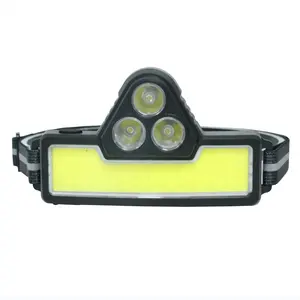 大COB充电安全灯3种模式跑步野营防水头灯最佳头灯