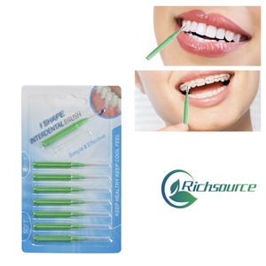 Il filo interdentale consigliato dal dentista raccoglie i picconi dentali per la pulizia dei denti e lo spazzolino interdentale ortodontico per la salute delle gengive - Product Image 2