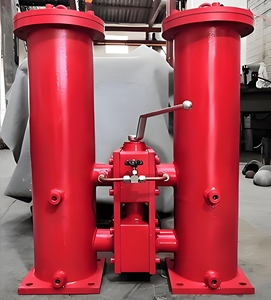 2026 New High Performance DN150 Large Flow Rate Oil Hydraulic Duplex Line Pipeline Filter Double Strainer 10-1000um 1.6MPa - Product Image 3