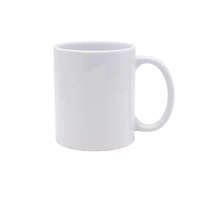 Tasse Magique Céramique Blanche Simple 325 ml avec Impression de Logo Personnalisé par Sublimation à Changement de Couleur – Tasse à Café en Céramique Personnalisable