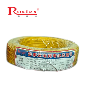 ตัวนำทองแดงเดี่ยว0.5 <span class=keywords><strong>0.75</strong></span> 1.0mm2 300/500V สายอีเลคโทรอิก IEC สายเดี่ยวลวดอิเล็กตรอน IEC - Product Image 6