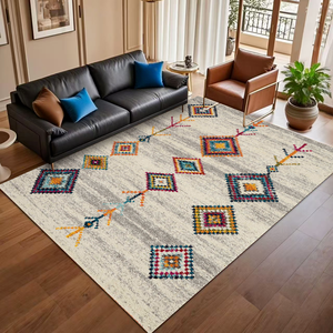 Hiện đại Khả năng chịu nước polyester phẳng dệt chống trượt 3D mặt đất bảo vệ thảm <span class=keywords><strong>4x8</strong></span> hành lang Boho Dã Ngoại thảm - Product Image 1