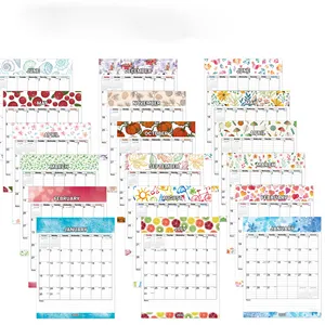 Custom capacity spiral binding calendar office supplies monthly weekly custom calendar annotated calendar