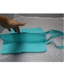 Vietnam New Custom Logo Heavy Duty Large Blue PP Woven Shopping Moving Tote Bags with Handle for Storage Organizer