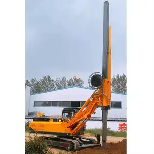 Rotary Drilling Rig With Pneumatic Solar Pile Driver Rotary Drilling Rig Machine