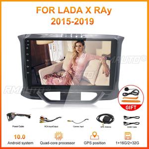Autoradio multimédia vidéo Android 10 5G 8 cœurs pour LADA X Ray Xray 2015 - 2019 Autoraido Carplay GPS 2 Din Dvd - Product Image 1